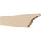 Ekena Millwork 2in. W x 6in. H x 28in. L Moab Woodgrain TimberThane Rafter Tail, Primed Tan RFTUR02X06X28MOARCPR - alternate 1